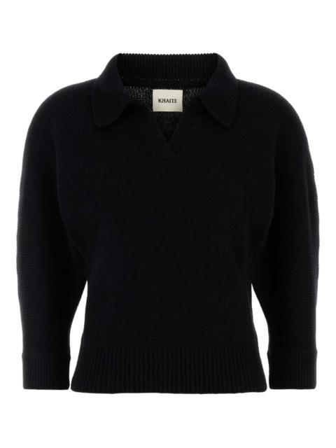 cashmere polo shirt