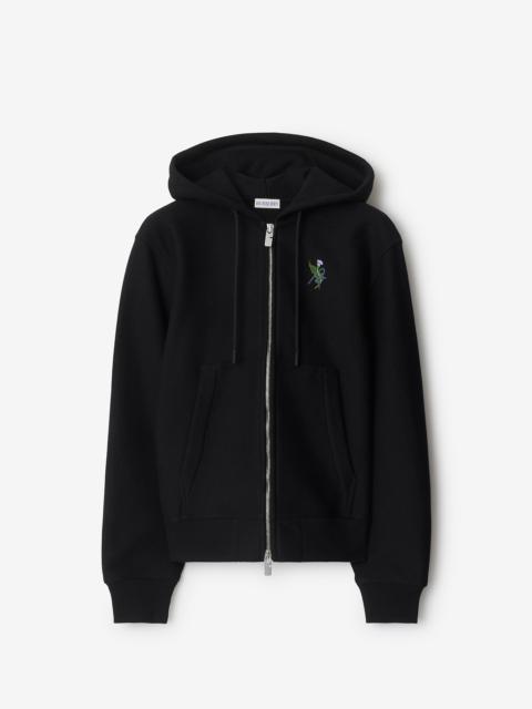 Thistle Logo Cotton Blend Zip Hoodie