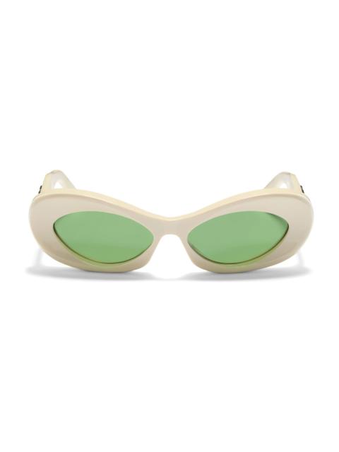 Vls-178b - Ivory / V-light Gold Sunglasses