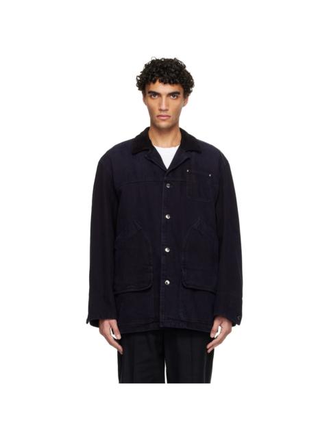 Navy Tin Washed Denim Jacket