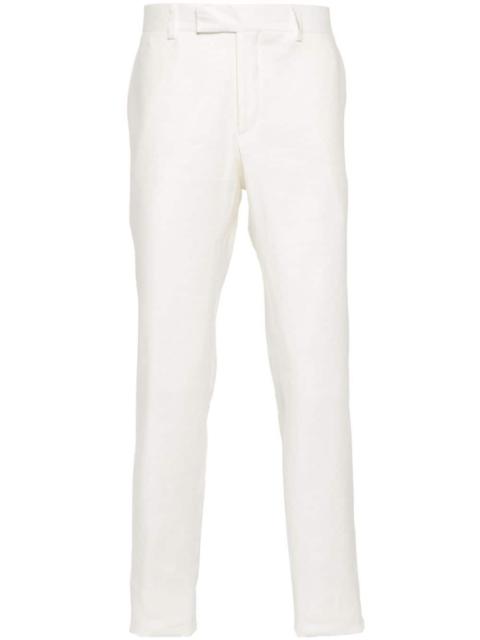 slim-fit chino trousers