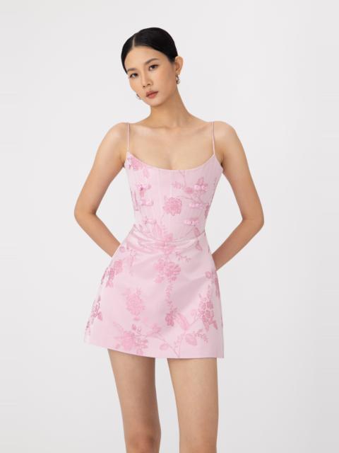 ANDI BROCADE MINI DRESS