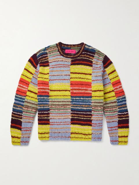 Scrap Patchwork Cotton-Blend Sweater Multi