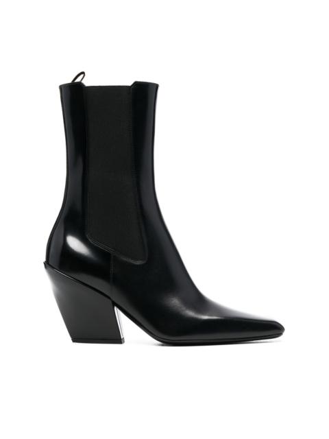 95mm sculpted heel boots