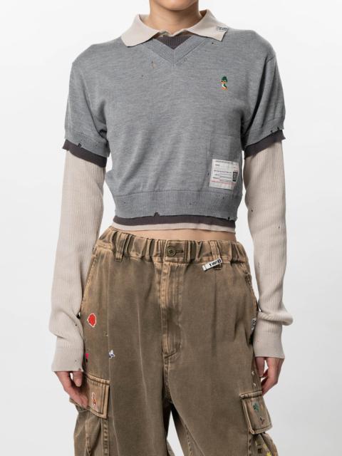 Triple Layered Knit Sweater