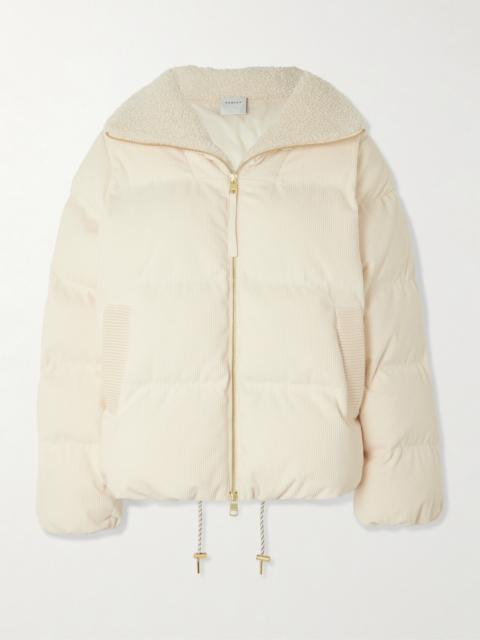 Brackley Fleece-trimmed Corduroy Jacket