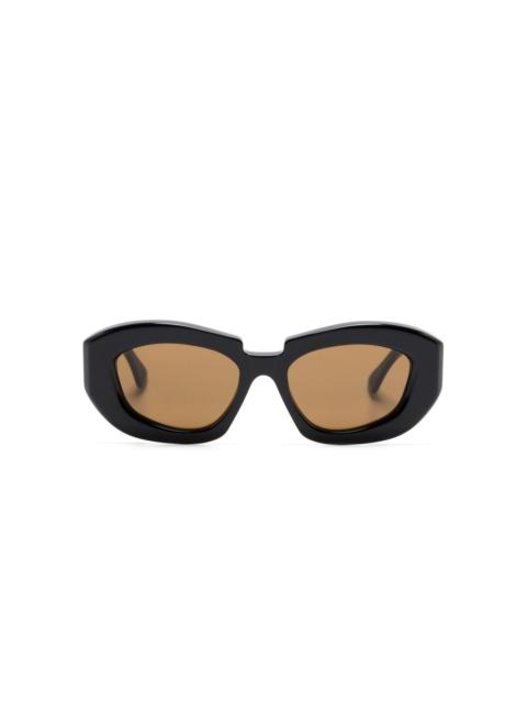 X23 geometric-frame sunglasses