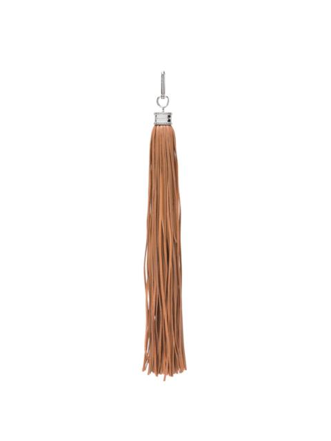 leather tassel charm
