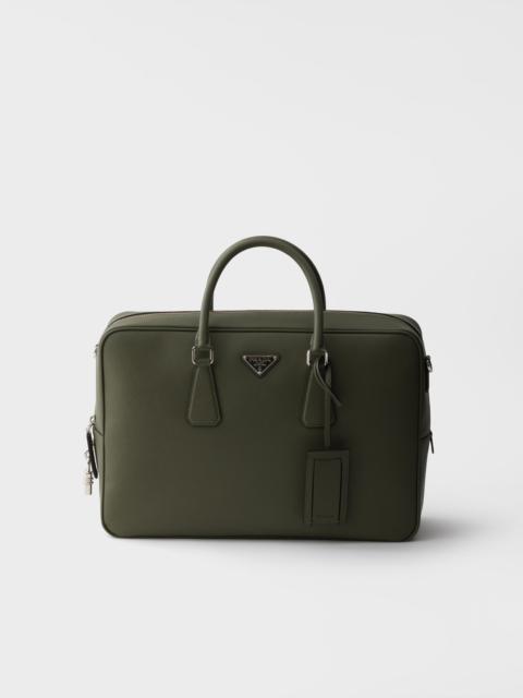 Saffiano leather work bag