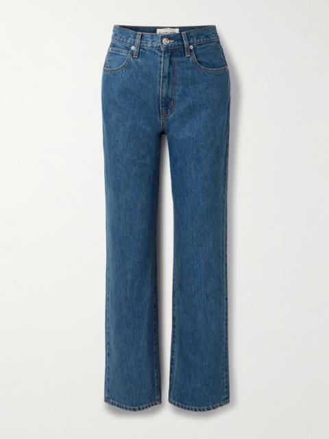 London High-rise Straight-leg Jeans