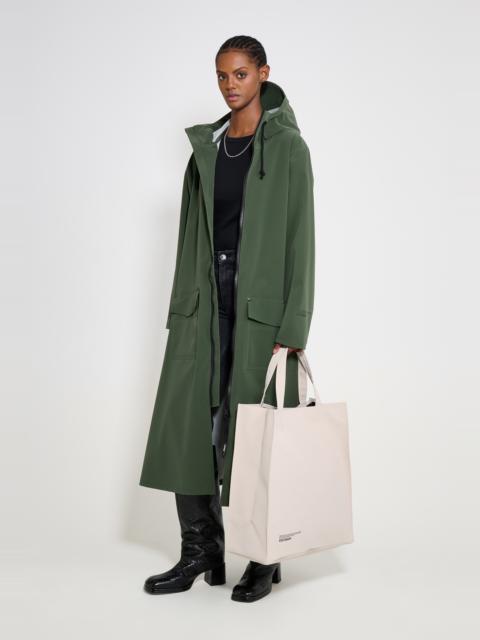 Mosebacke Long Patch Raincoat Green
