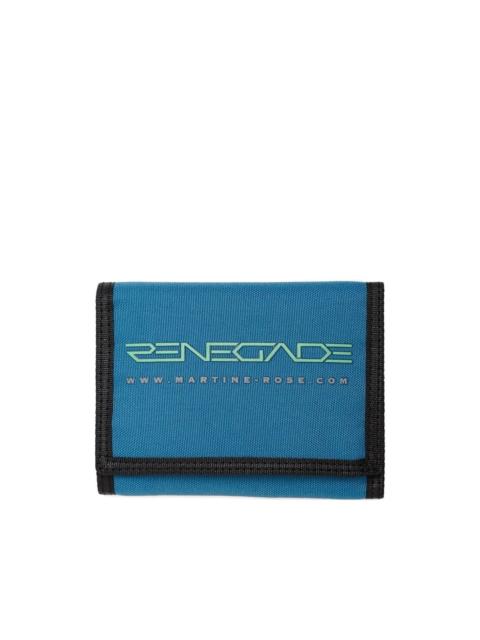 text-embossed wallet