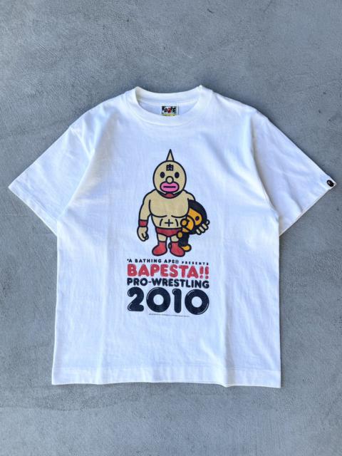 A BATHING APE® Vintage 2010 Bape Bapesta Pro-Wrestling Tee (M