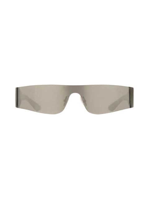 Mono Rectangle Sunglasses in Silver