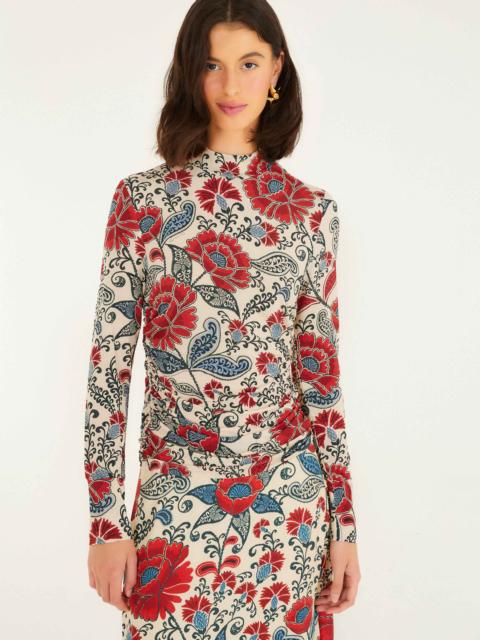 Sand Francesca Jersey Blouse