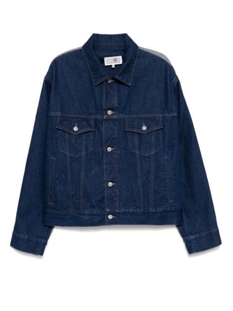 patched denim jacket