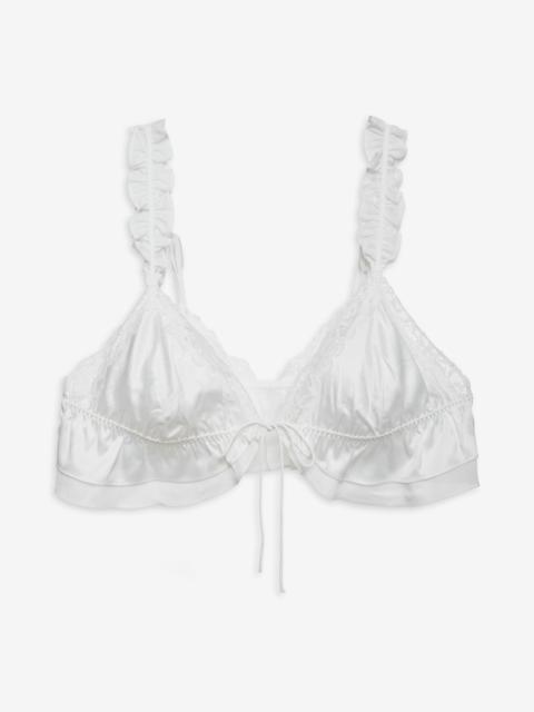 Butterfly Lace Ruffle Bralette