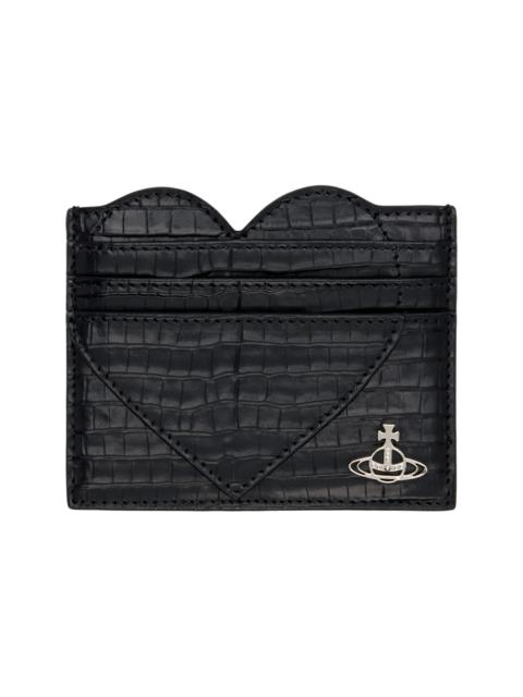 Black Heart Card Holder