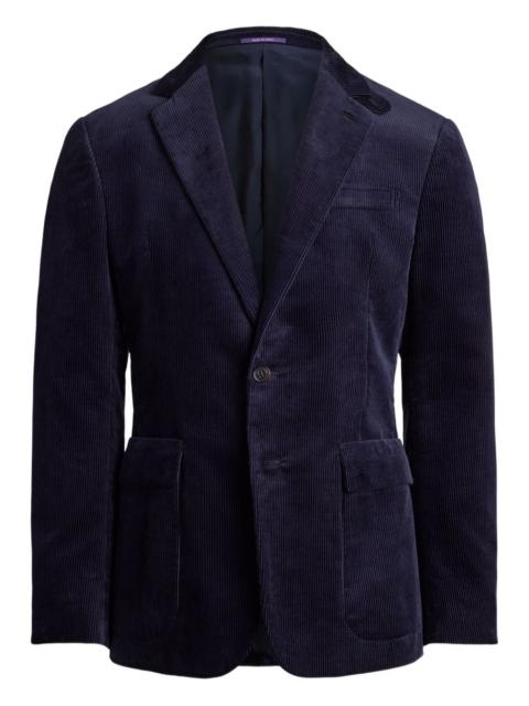 single-breasted blazer