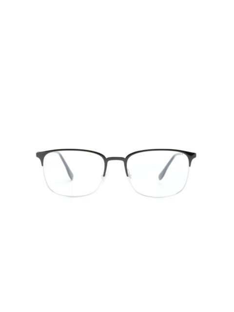 wayfarer-frame glasses