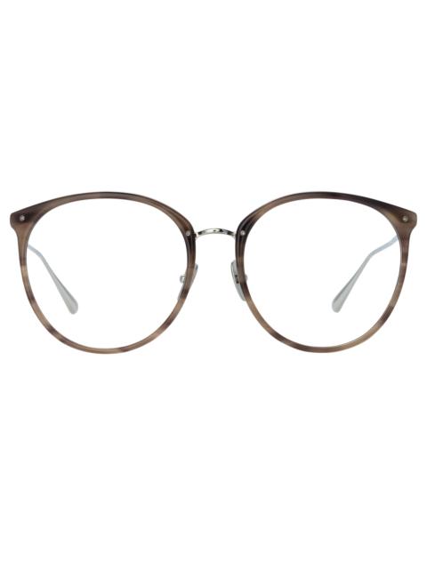KINGS OVERSIZED OPTICAL FRAME IN GREY HORN