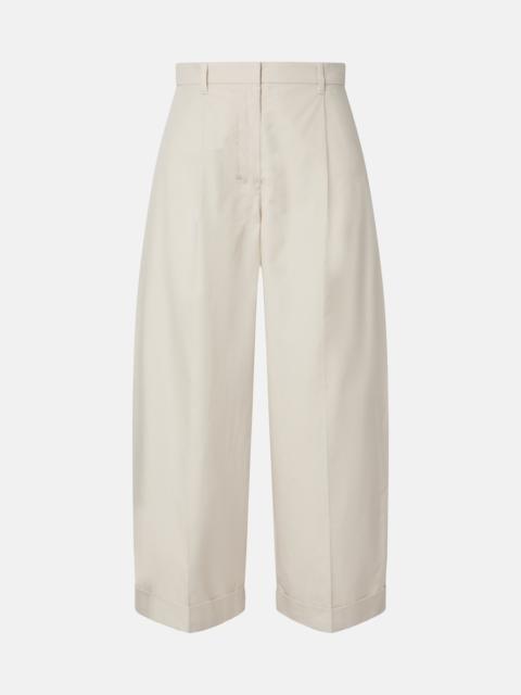 Danza cotton wide-leg pants