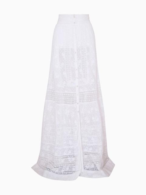 Araminta Cotton Victorian Maxi Skirt