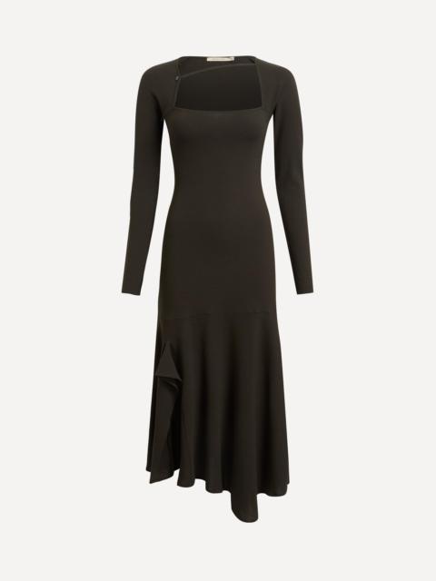 Kira Fitted Long-Sleeve Dress