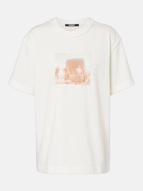 Paysan printed cotton jersey T-shirt