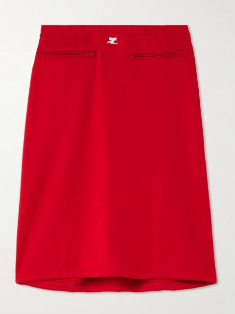 Appliquéd Jersey Skirt