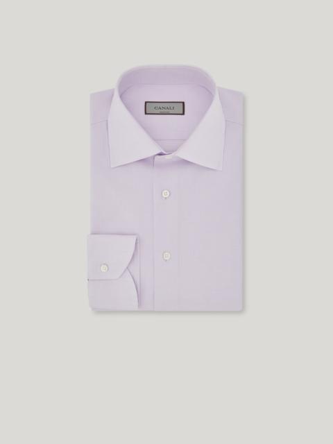 IMPECCABILE LILAC TWILL COTTON REGULAR-FIT FORMAL SHIRT