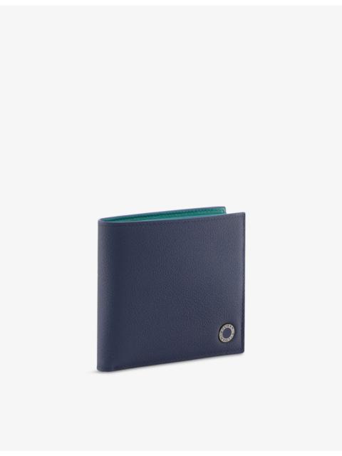 Logo-Plaque Leather Wallet