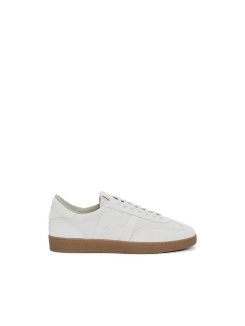 panelled low-top sneakers