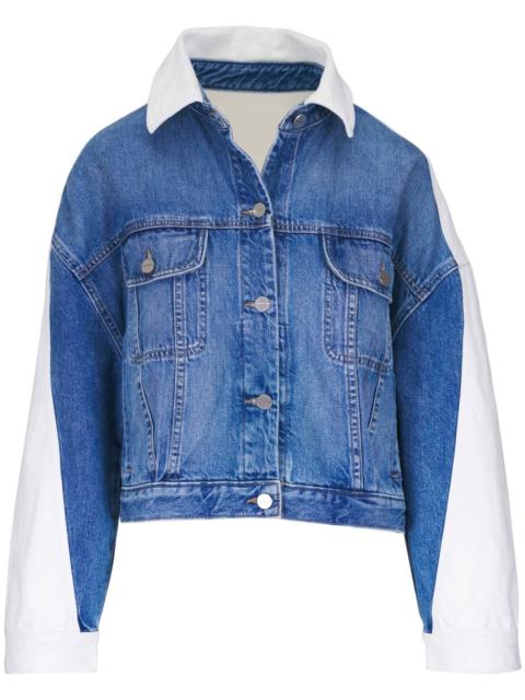 patchwork denim jacket