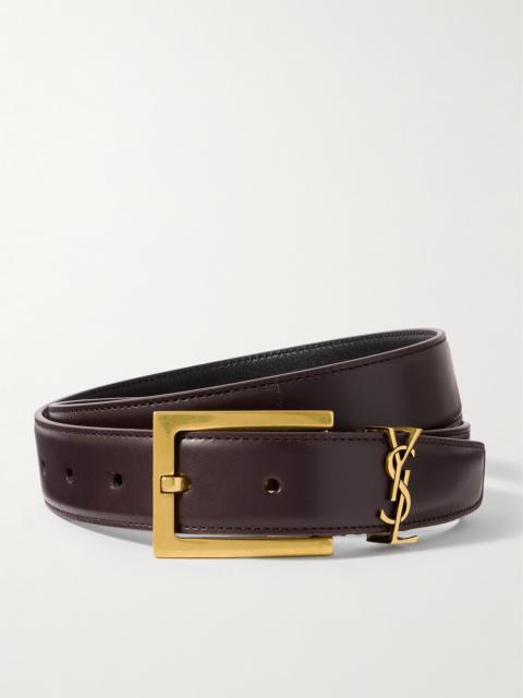 Cassandre Embellished Leather Belt