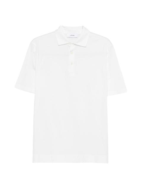 buttoned polo shirt