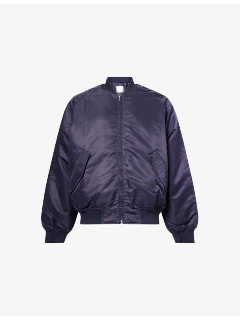 Relaxed-Fit Crewneck Shell Jacket