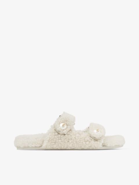 Fayence Sandal
Natural Curly Shearling Sandals