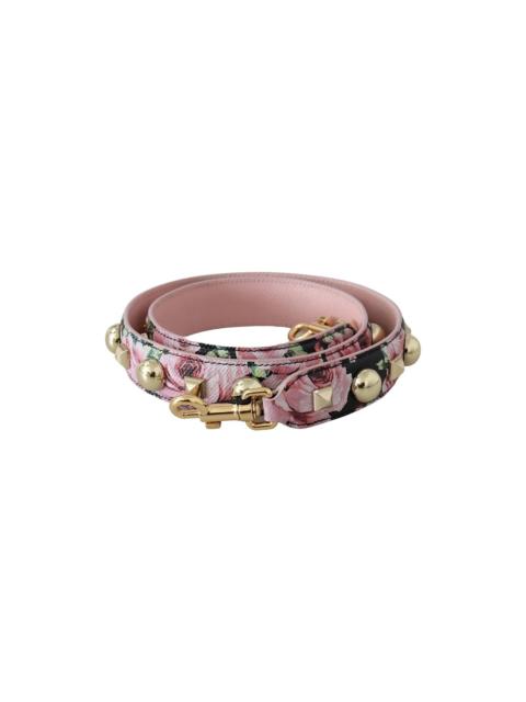 Dolce & Gabbana Floral Stud Shoulder Strap