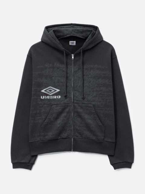 UMBRO X SLAM JAM COMPACT MASKED ZIP HOODIE