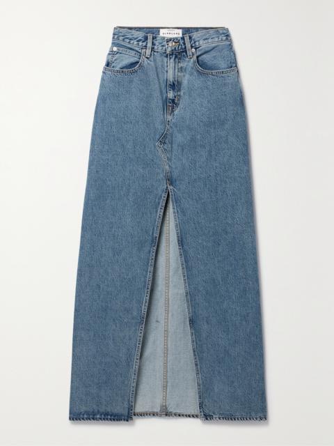 Dallas Organic Denim Maxi Skirt
