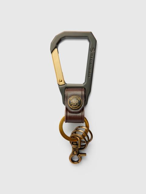 Carabiner Keychain in Chocolate
