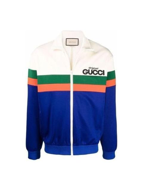 Gucci 'Original Gucci' Print Jersey Jacket 'Multicolor' 673297-XJDUZ-9093