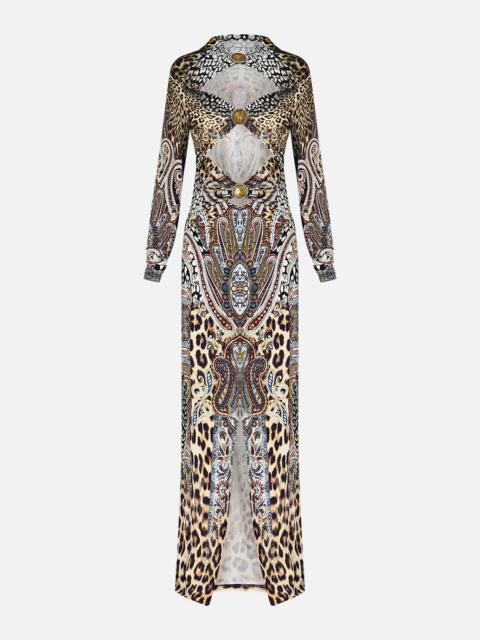 BACK DETAIL JERSEY DRESS