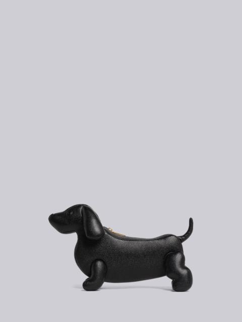 Pebble Grain Leather Hector Baguette Pouch