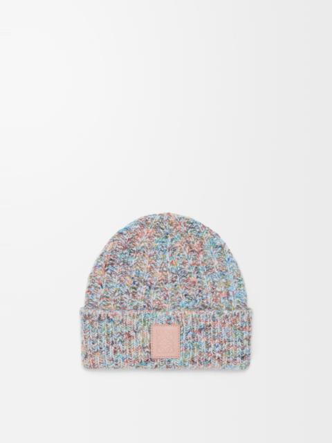 Beanie in wool and cashmere blend