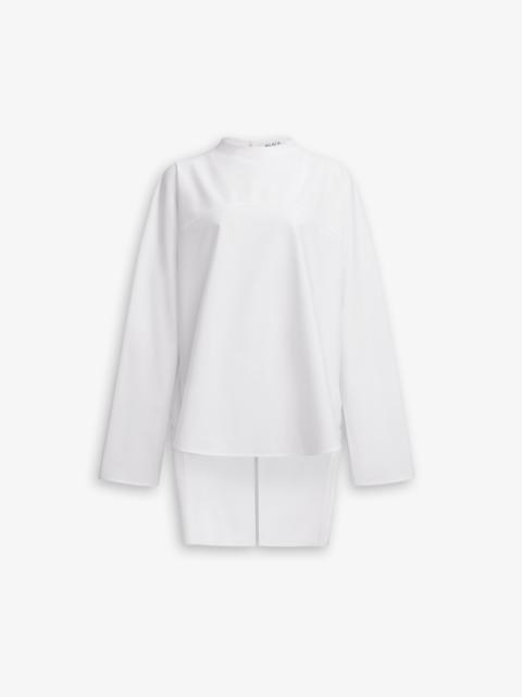 ASYMMETRIC TOP IN COTTON POPLIN