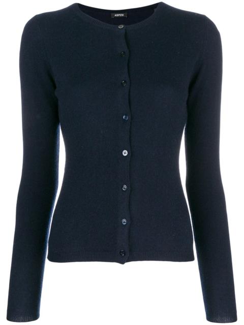cashmere fitted cardigan