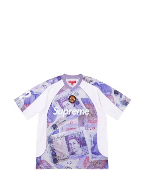 【正規品】Supreme Pounds Soccer Jersey Supreme Pounds soccer jersey - FW25KN83-WHITE | REVERSIBLE