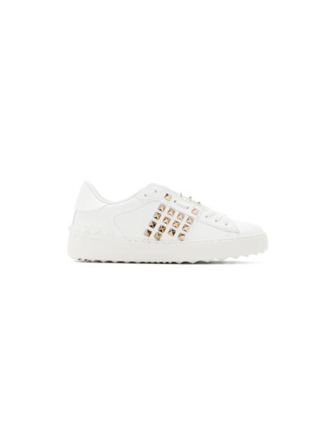 White Untitled Open Sneakers
